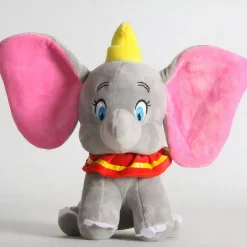 2 Peluches Dumbo l’éléphant bleue et grise