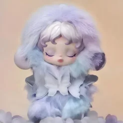 Blind box peluche style Skullpanda thème floral