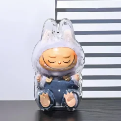 Coque de protection pour peluche style Labubu assis