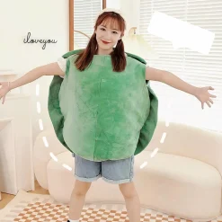 Coussin peluche carapace de tortue