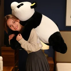 Grande peluche lestée panda