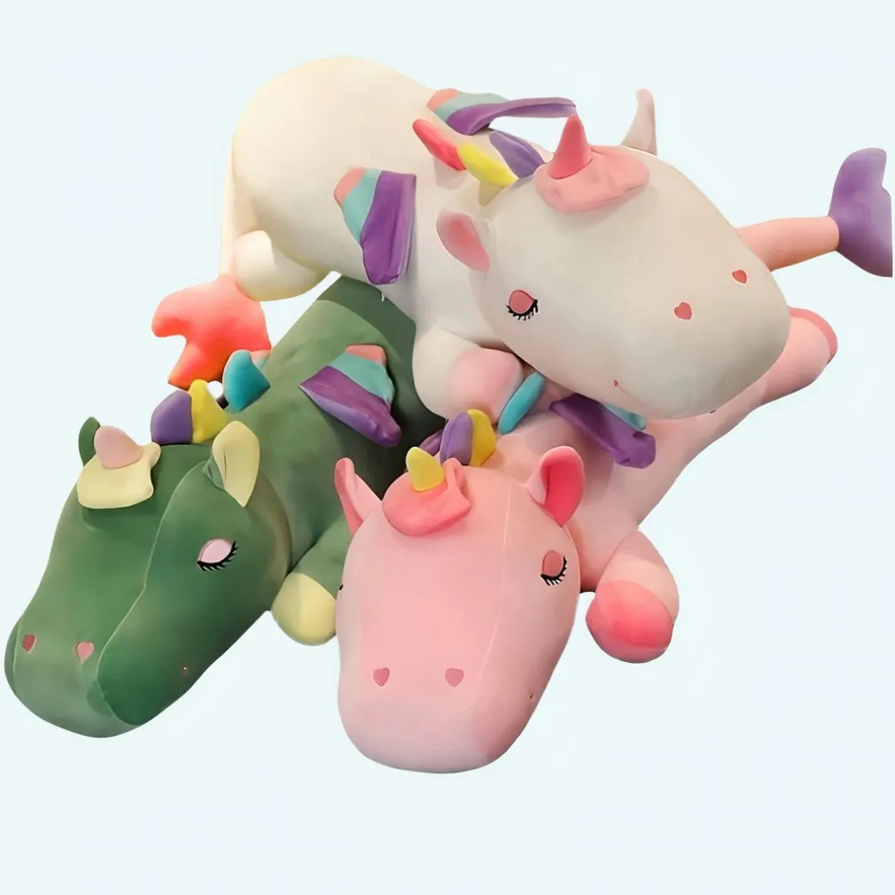 Licorne couchée et douce pour enfant