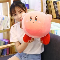 Mignonne peluche Kirby tête en l’air