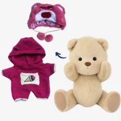 Nino – L’ours en peluche articulé fait main avec son déguisement Lotso