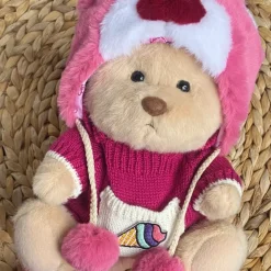 Nino – L’ours en peluche articulé fait main avec son déguisement Lotso