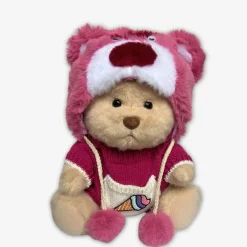 Nino – L’ours en peluche articulé fait main avec son déguisement Lotso