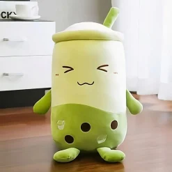 Oreiller en peluche Thé Matcha Bubble tea