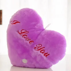 Oreiller lumineux en peluche