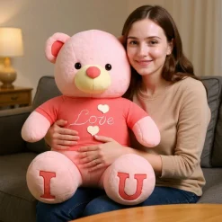 Ours en peluche avec t-shirt “Love”