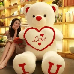 Ours en peluche géant cœur Love