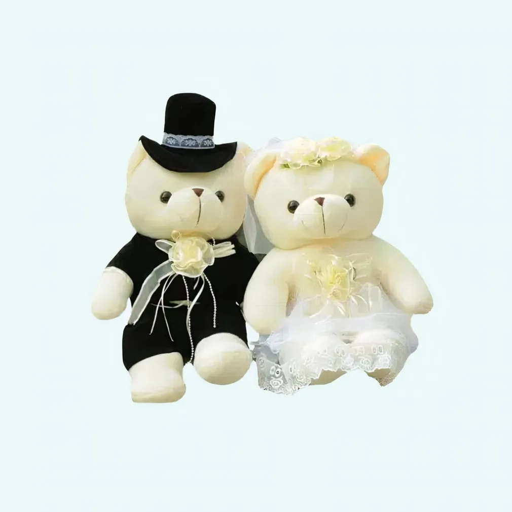 Ours en peluche romantique