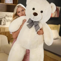 Ours géant en peluche Teddy avec nœud papillon