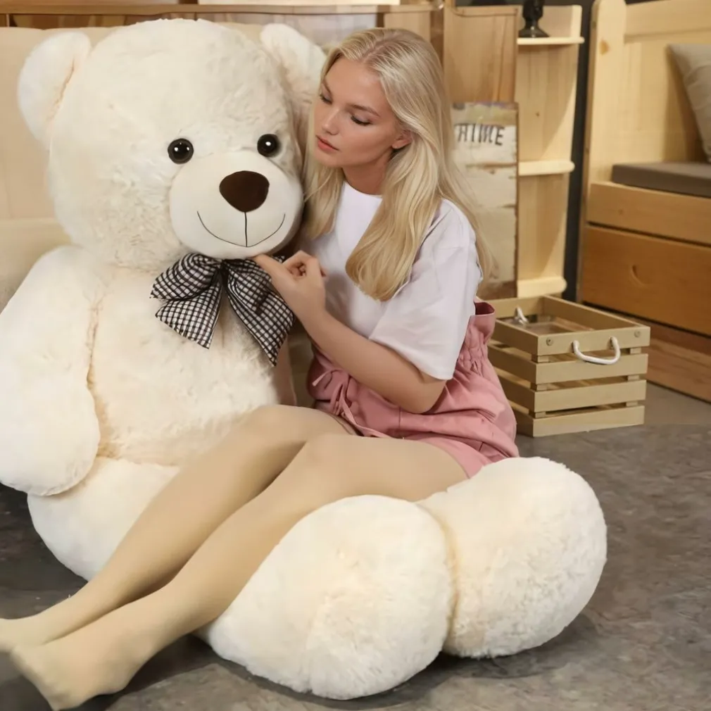 Ours géant en peluche Teddy avec nœud papillon
