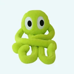 Peluche adorable de pieuvre géante verte