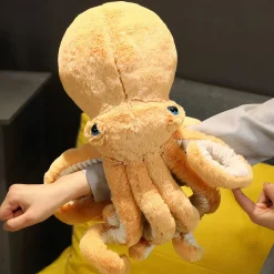 Peluche adorable de pieuvre colorée