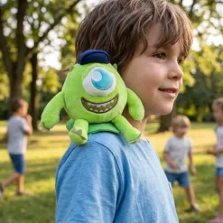 Peluche aimantée épaule Mike Wazowski dans Monstres & Cie