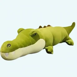 Peluche alligator vert géante