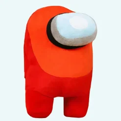 Peluche Among Us rouge orange