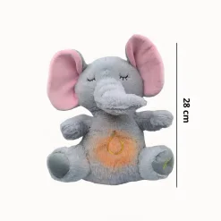 Peluche apaisante éléphant qui respire