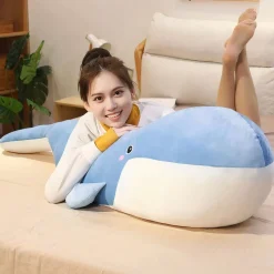 Peluche Baleine géante bleue