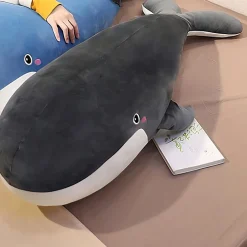Peluche Baleine géante grise