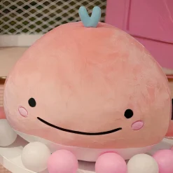 Peluche baleine rose super douce