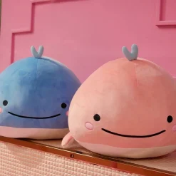 Peluche baleine rose super douce