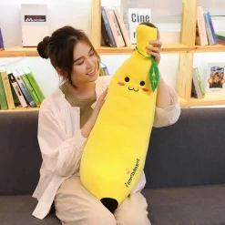 Peluche banane géante
