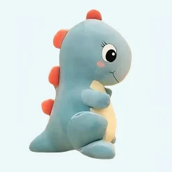 Peluche bébé dinosaure bleu