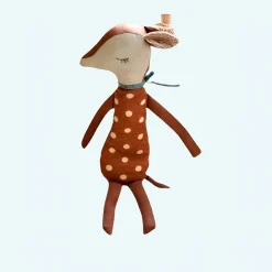Peluche biche pour nouveau-né