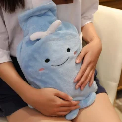 Peluche bouillote baleine