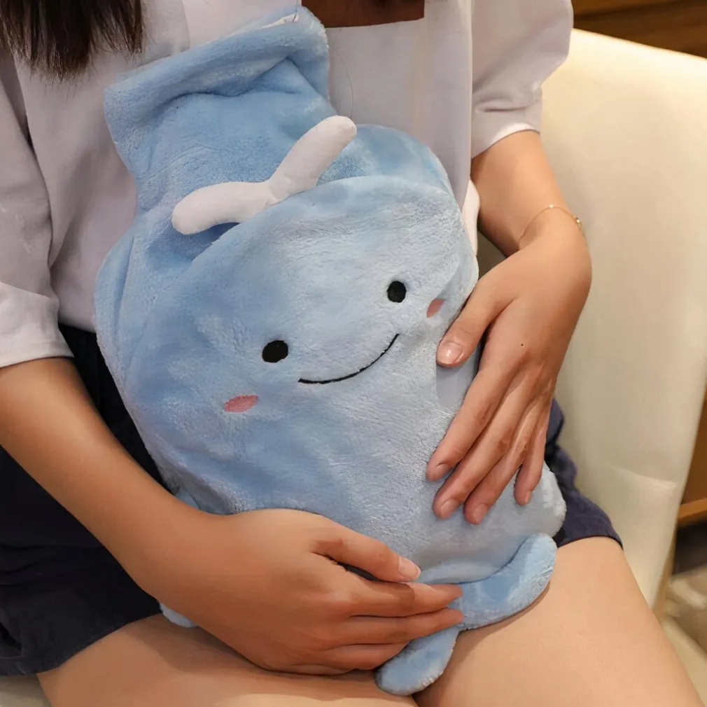 Peluche bouillote baleine