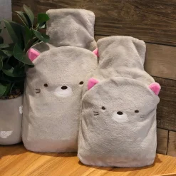 Peluche bouillote chat