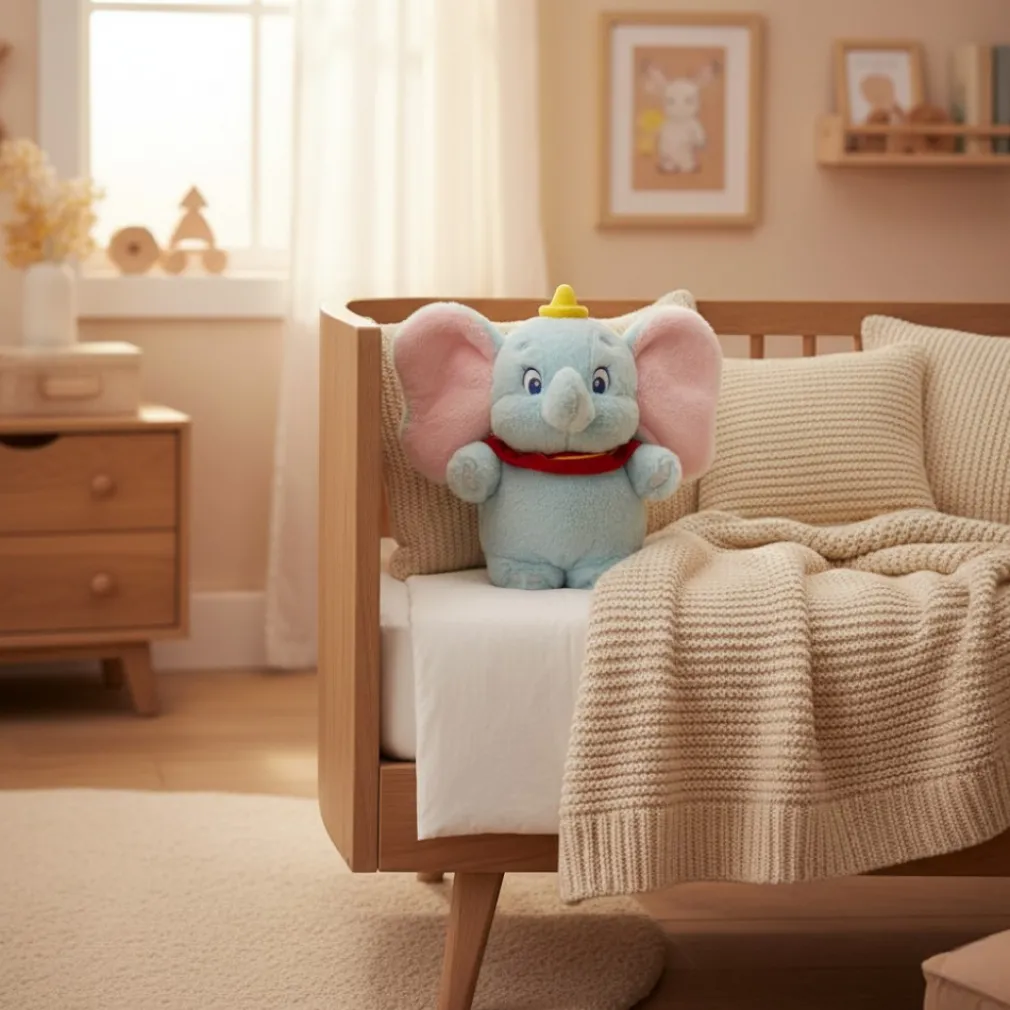 Peluche bouillotte Dumbo l’éléphant au grand cœur