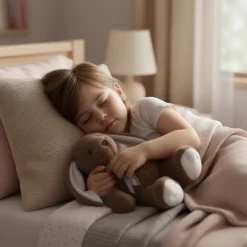 Peluche bouillotte lapin chauffante et micro-ondable