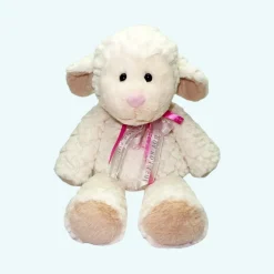 Peluche bouillotte sèche mouton blanc