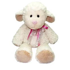 Peluche bouillotte sèche mouton blanc