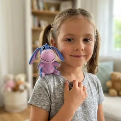 Peluche Bourriquet aimantée épaule