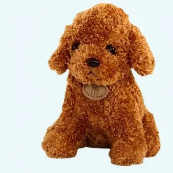 Peluche caniche camel