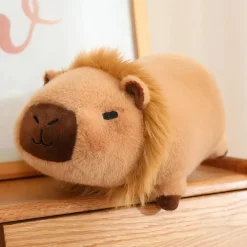 Peluche capybara déguisée style kawaii