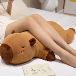 Peluche capybara oreiller moelleux