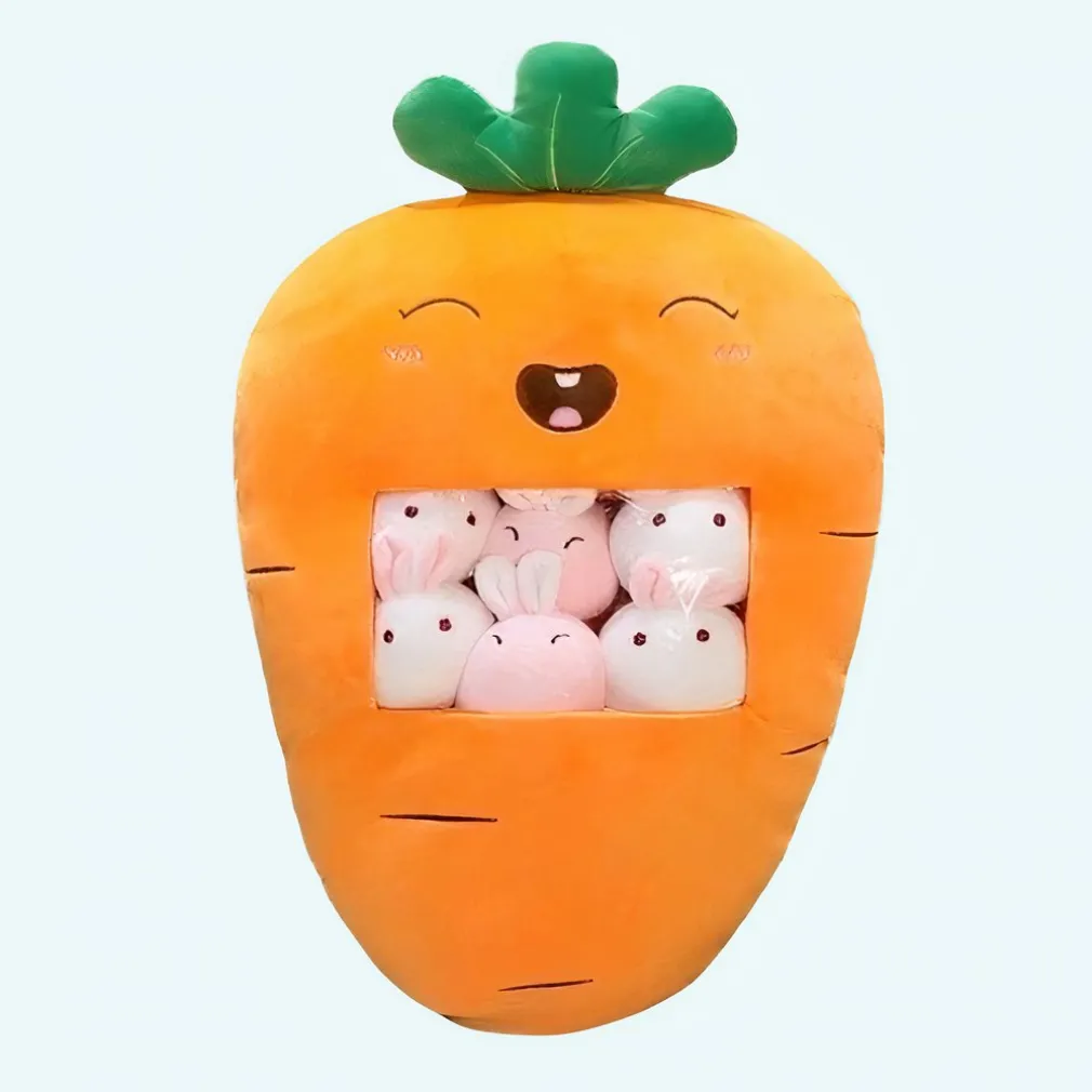 Peluche carotte surprise