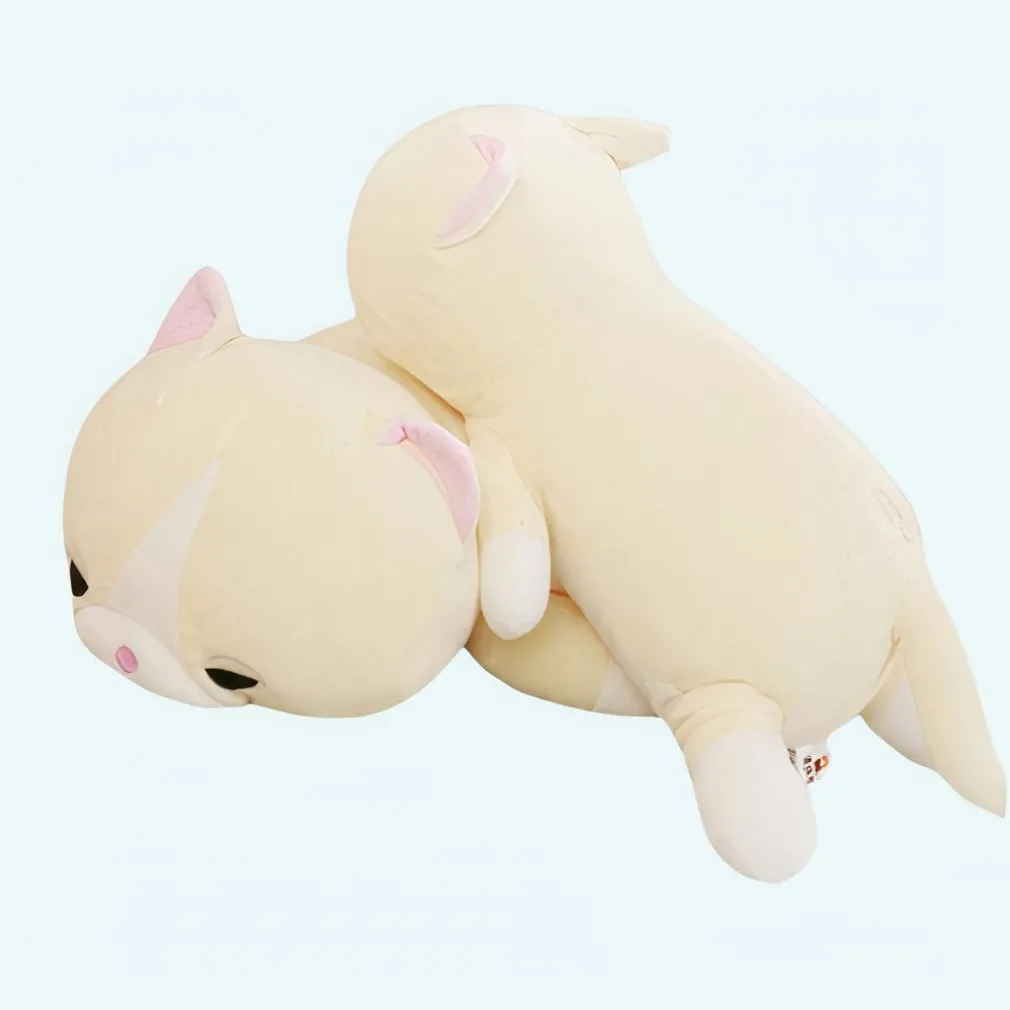 Peluche chat assoupi