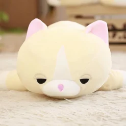 Peluche chat assoupi