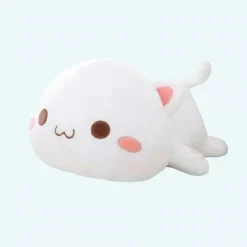 Peluche chat blanc kawaii