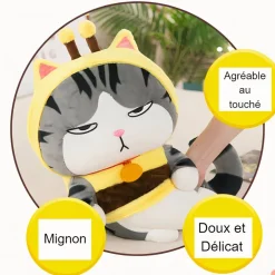 Peluche chat design mignon