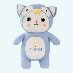 Peluche chat déguisé en pingouin