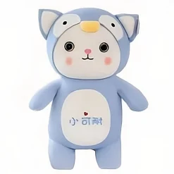 Peluche chat déguisé en pingouin