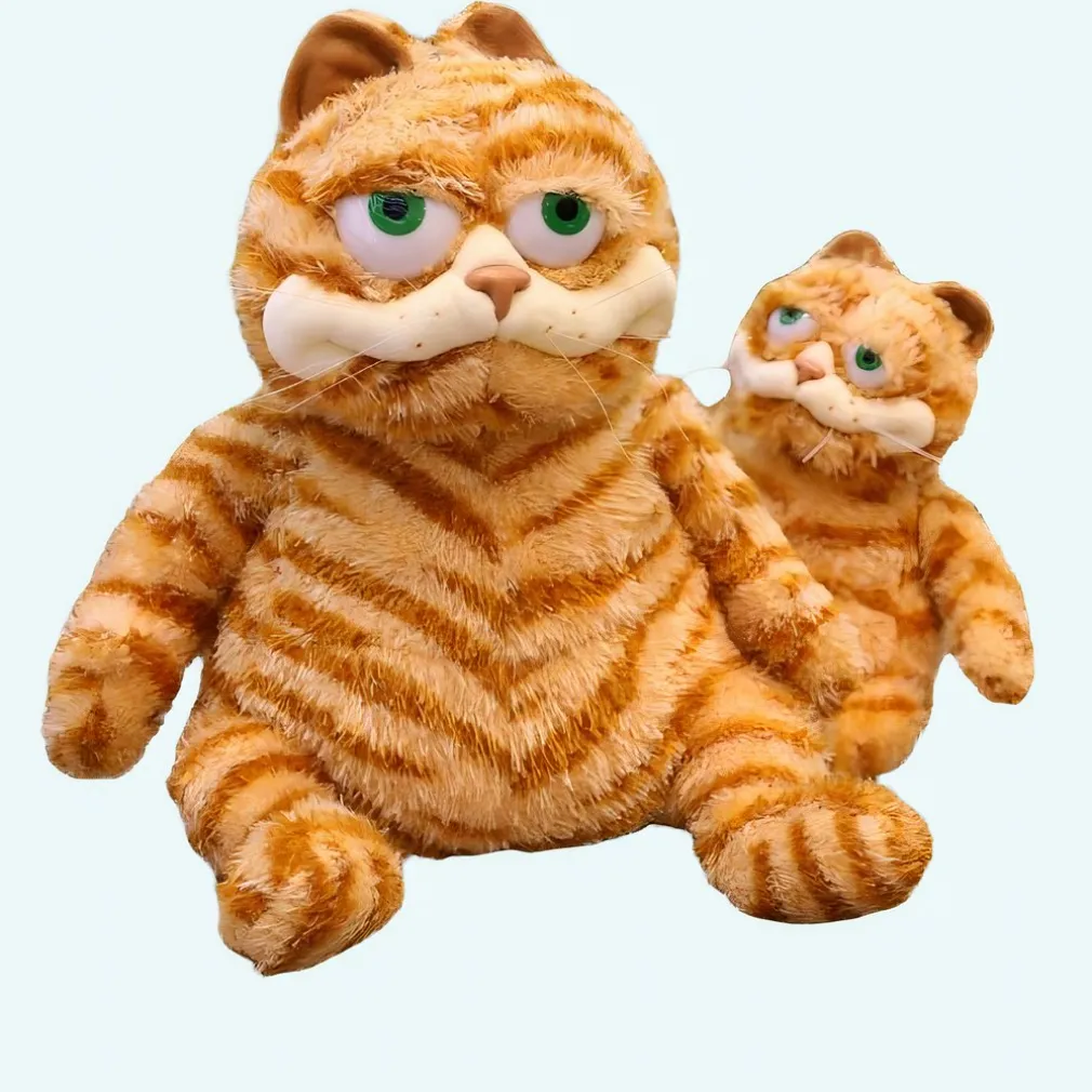 Peluche chat Garfield mignon en colère
