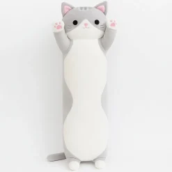 Peluche chat oreiller géante